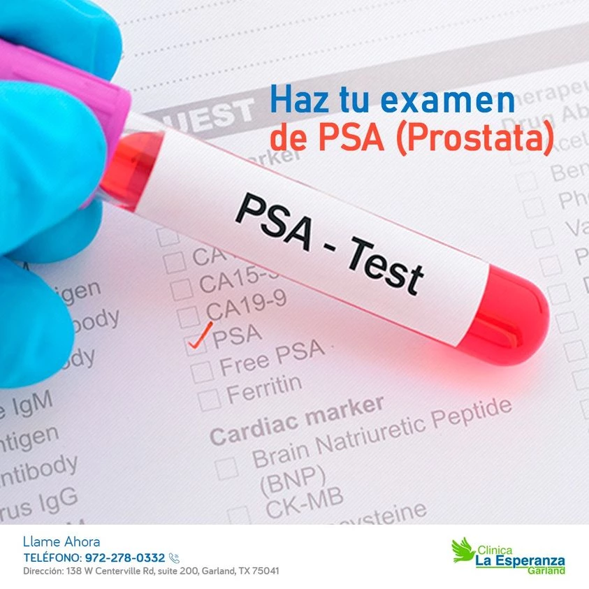 Examen de PSA(Próstata)